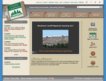 Tablet Screenshot of citizenscampaign.org